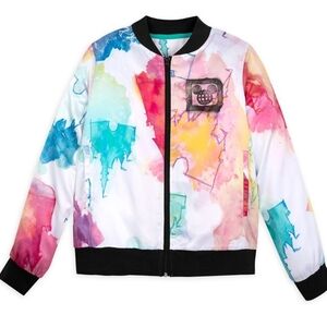 Walt Disney World Castle Watercolor Jacket Adult Unisex Size 1X New With Tag